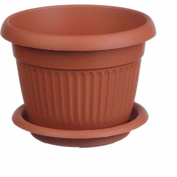 Кашпо Ливия терракотовое 24 см ТМ Idea (Идеа)