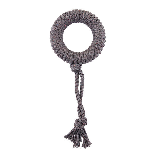 Игрушка для собак Кольцо 12 см, cерый