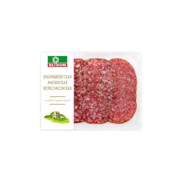 Набор колбас Велком 90гр Миланская Брауншвейгская Велкомовская Нарезка