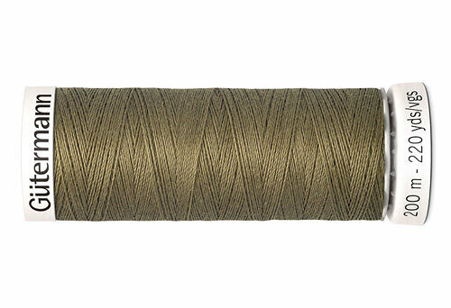 748277 Нить Sew-all для всех материалов, 200м, 100% п/э Gutermann(528 защитно- оливковый)