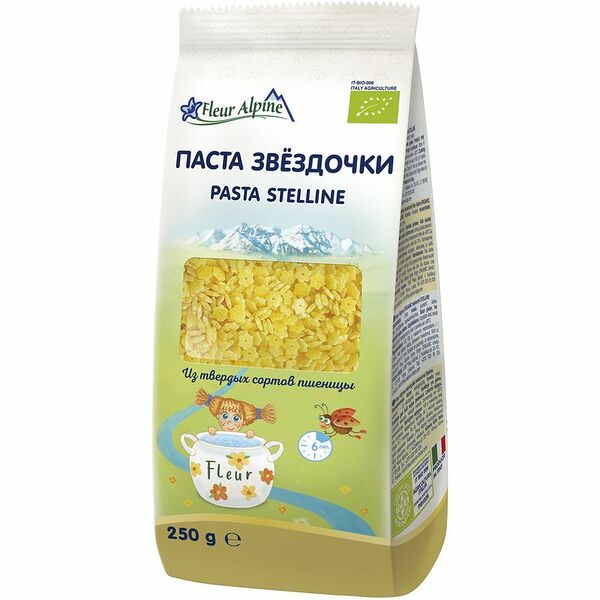 Макаронные изделия Звездочки, Fleur Alpine