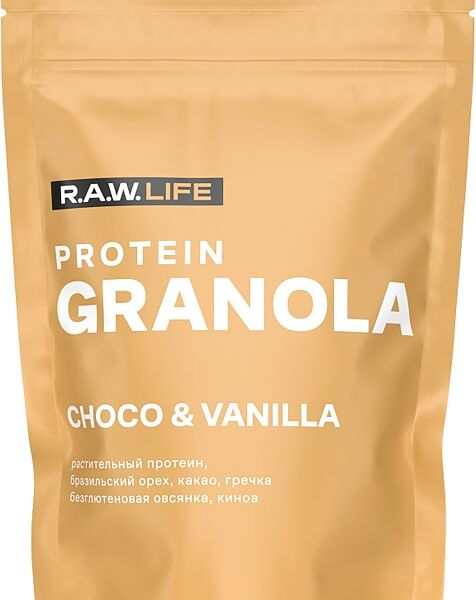 Гранола R.A.W. LIFE Шоколад ваниль 220г