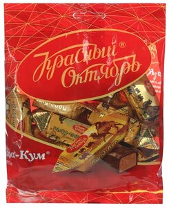 Конфеты Красный Октябрь Кара-Кум, начинка пралине в Магнит со скидкой –39%