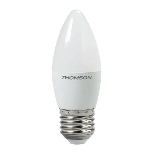 Лампа светодиодная THOMSON LED CANDLE, Е27, 8Вт, 640Lm, 3000К