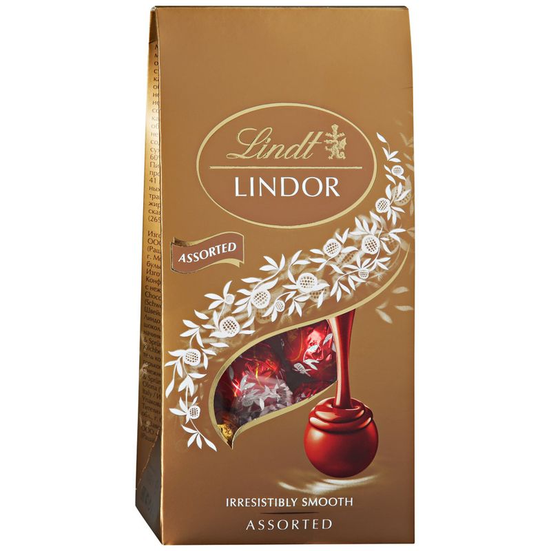 

Набор конфет Lindt Lindor ассорти из шоколада с нежной тающей начинкой 100 г