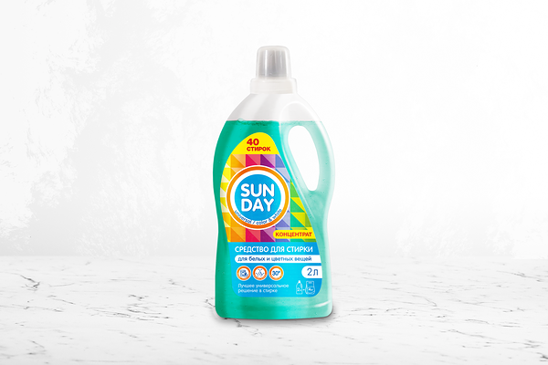Гель для стирки Sunday универсальный 