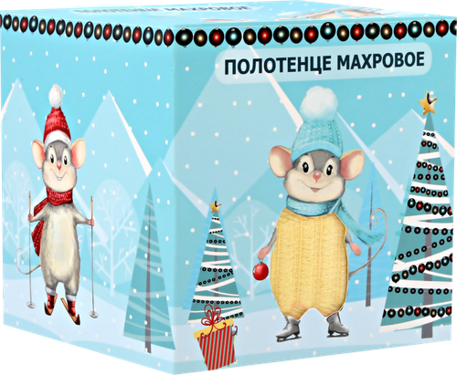 

Полотенце махровое Мышка 30x50см