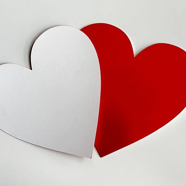 Открытка сердце