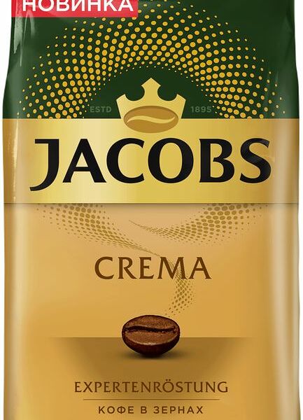 Кофе в зернах Jacobs Crema 1 кг
