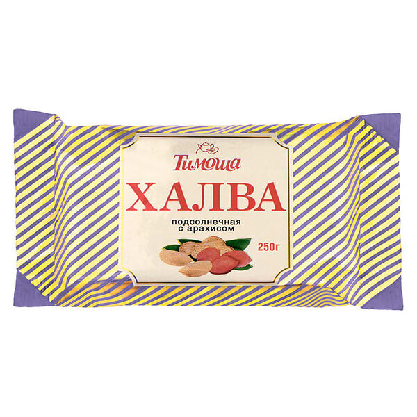 Халва тимоша 250 г подсолнечная с арахисом