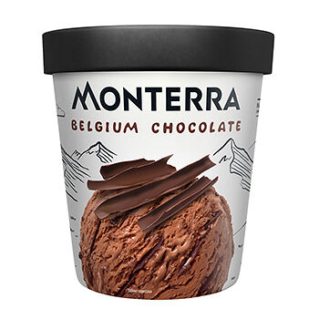 Мороженое Monterra Бельгийский шоколад, 276г