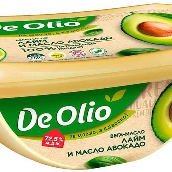 Масло растительное Лайм и авокадо 72,5% ТМ De Olio (Де Олио)