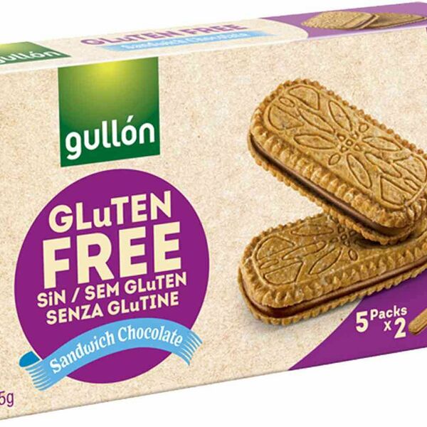 Печенье двойное Gullon с шоколадной начинкой, без глютена