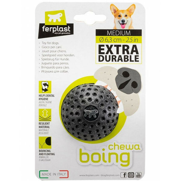 Ferplast Мяч Ferplast Chewa Boing жевательный для собак M ø 6,3см