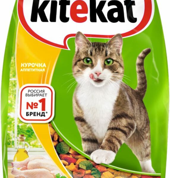 Корм сухой Kitekat Курочка аппетитная для кошек 350г