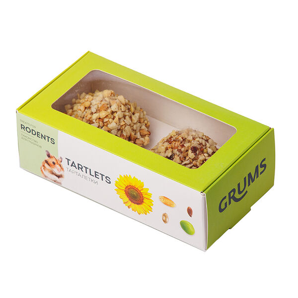 Тарталетки для грызунов Ореховое ассорти, 2 шт. в упаковке
