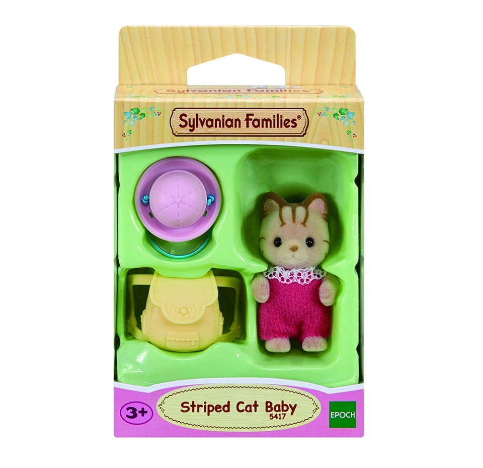 

Игровой набор Sylvanian Families Малыш полосатый котенок, Япония