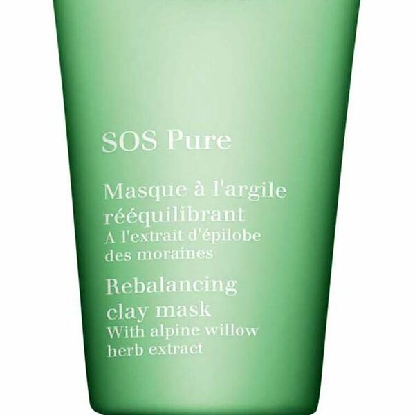 Маска для лица Clarins Sos Pure с экстрактом кипрея очищающая 75 мл