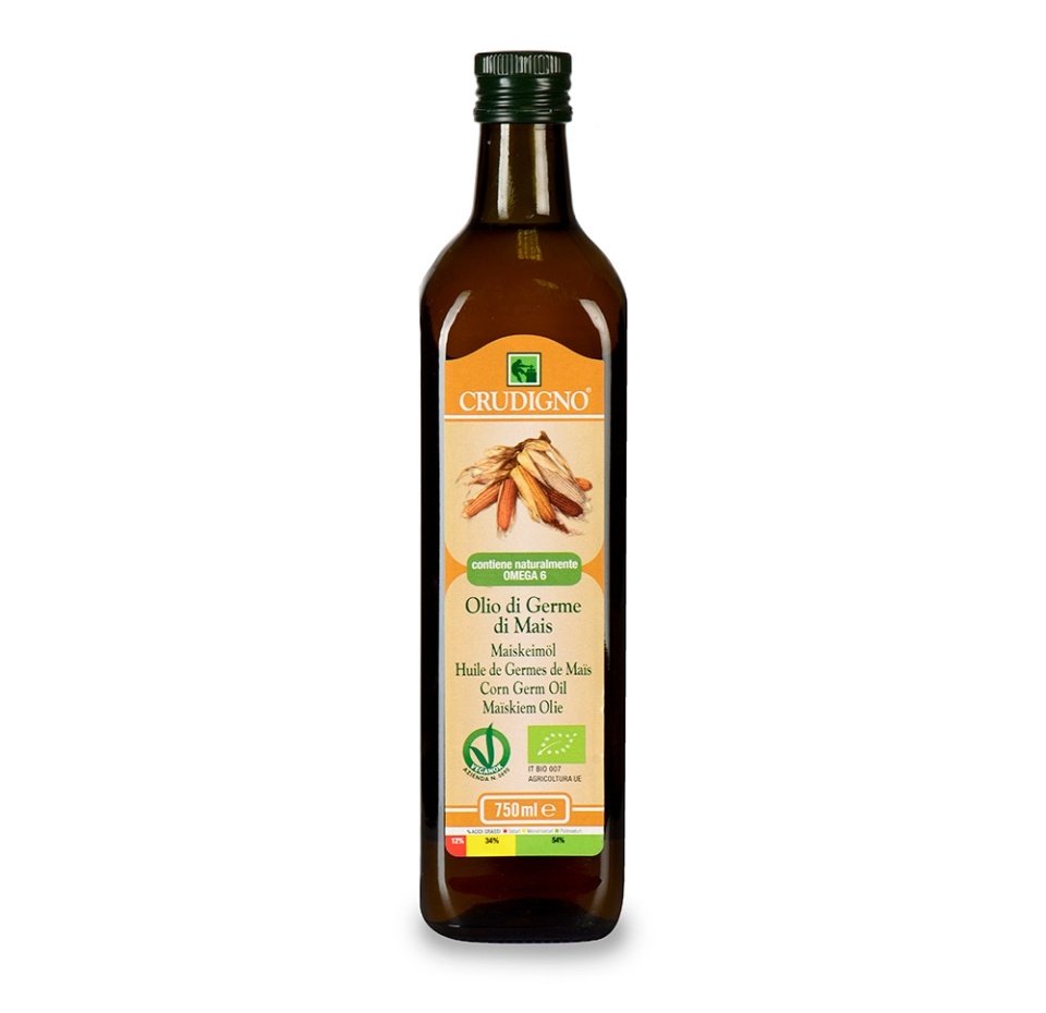 

Масло кукурузное Crudigno рафинированное дезодорированное холодного отжима 750 мл Италия