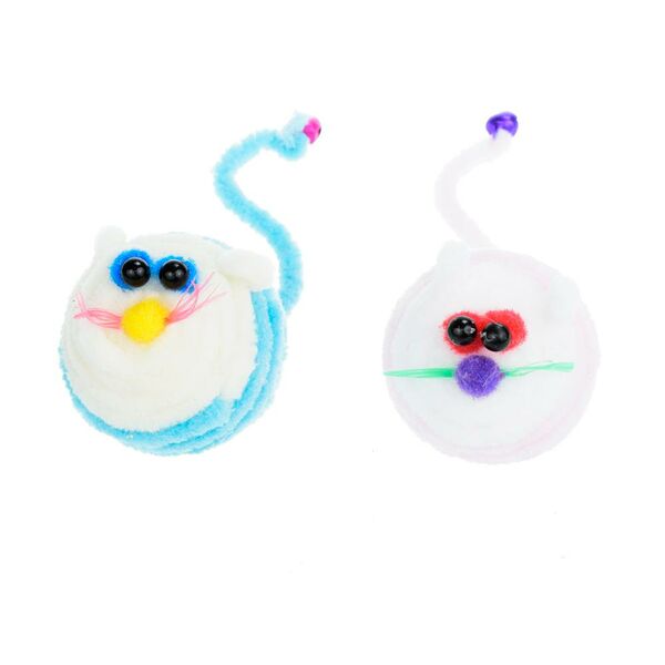 Игрушка для кошек Мышарик 5 см (2шт)