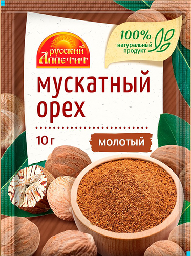 

Мускатный орех молотый Русский аппетит 10 г