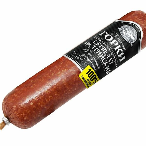 Колбаса БЛИЖНИЕ ГОРКИ Сервелат Австрийский в/к в/у вес 