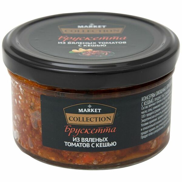 Брускетта из вяленых томатов с кешью Market Collection, 150г