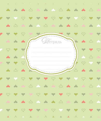 

Тетрадь ПЗБМ Паттерн А5 18 листов в клетку, на скрепке, дизайн в ассортименте