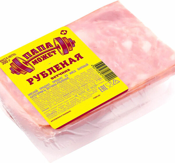 Ветчина Папа Может Рубленая вареная