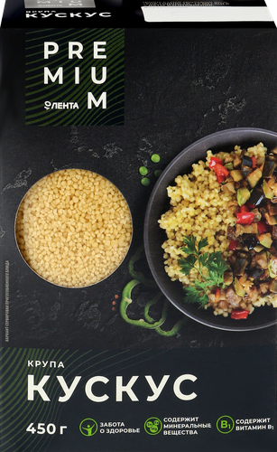 

Крупа пшеничная Лента Premium Кускус 450 г