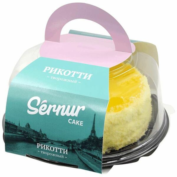 Торт бисквитный Сернурский Рикотти Творожный, 600г