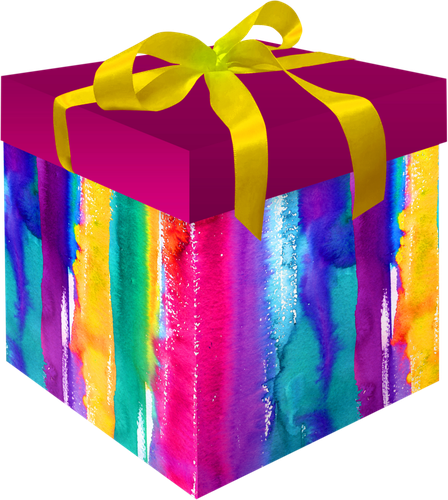 

Коробка подарочная Арт и Дизайн Куб с крышкой