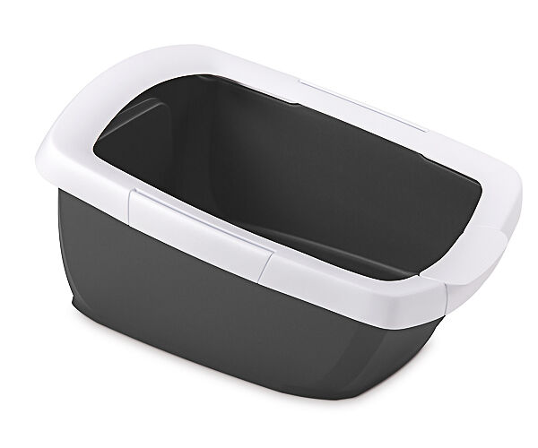 Imac туалет-лоток для кошек Funny с высокими бортами Антрацит