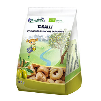 Сушки Fleur Alpine Taralli Итальянские органические