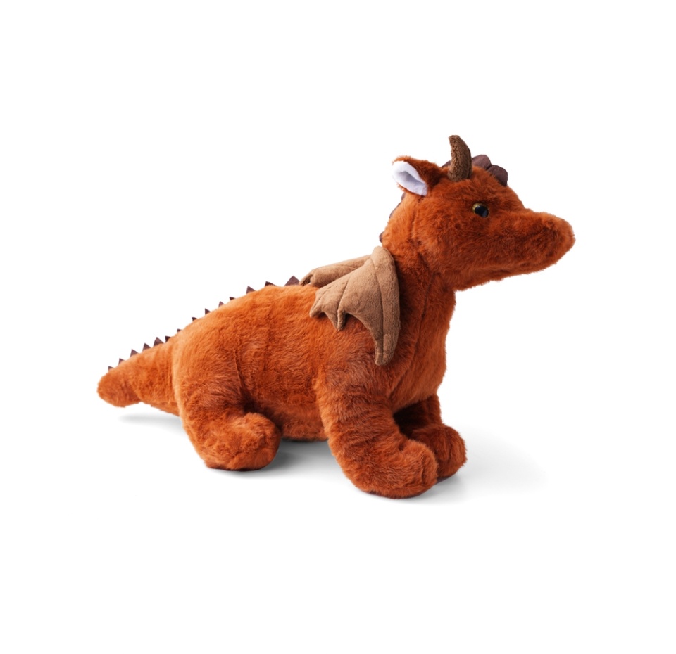 

Игрушка мягкая Bernes дракон Фиар Orange 28 см