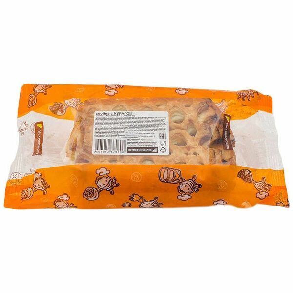 Слойка Покровский Хлеб с курагой 90 г