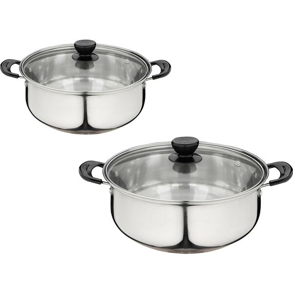 Набор посуды Promo, 5 предметов, нержавеющая сталь