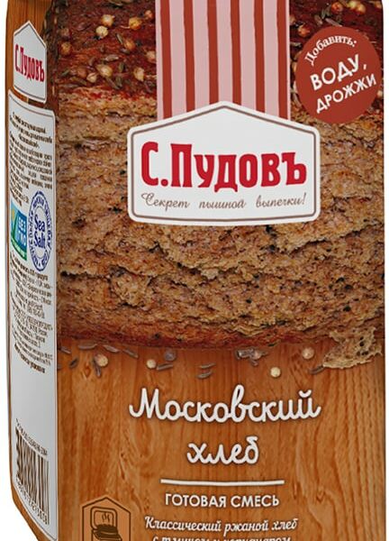Смесь для выпечки С.Пудовъ Московский хлеб 500г