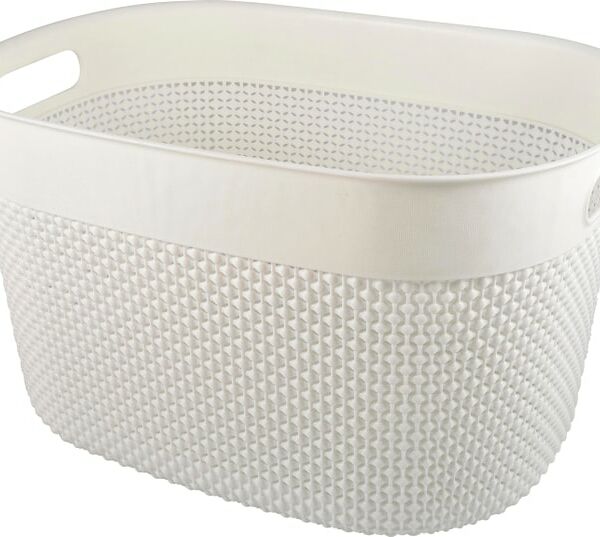 Корзина для хранения Plast Team Oslo 18л молочный туман