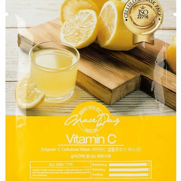 Тканевая маска Grace Day с витамином Vitamin C 27 мл