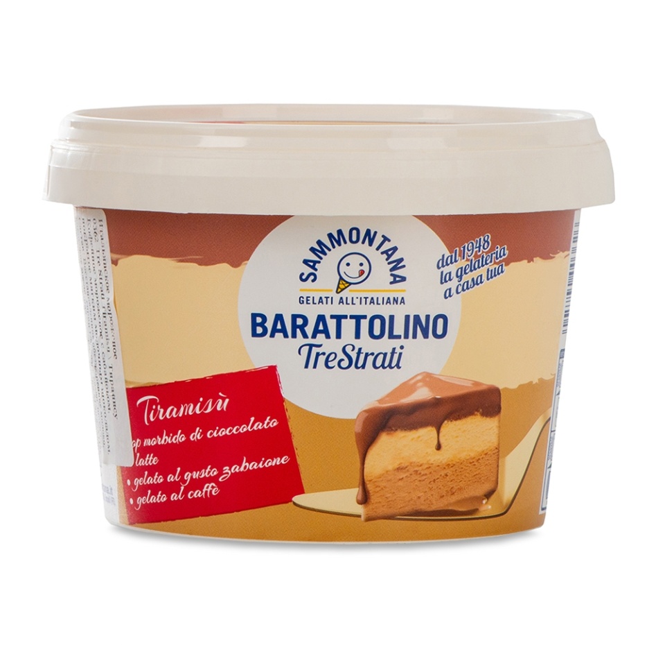 

Мороженое Sammontana Barattolino Тирамису 435 г