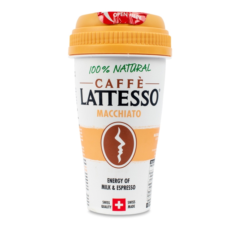 

Напиток молочный с печеньем Caffee Latesso Macchiato 3.9% 250 мл, Швейцария, БЗМЖ