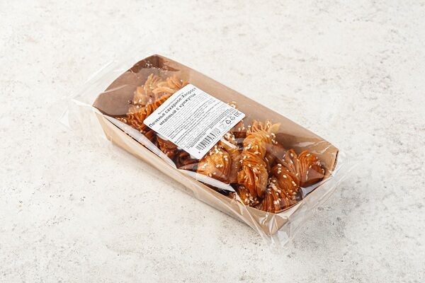 Хворост медовый с кунжутом