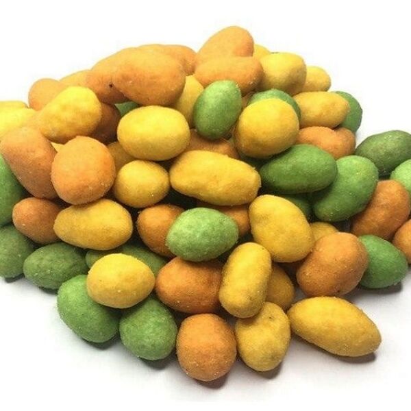 Арахис в хрустящей корочке ХрустNUT микс(васаби, бекон, сыр),