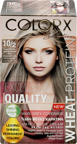 

Краска для волос Colorx 10.2 Экстра пепельный, 115мл