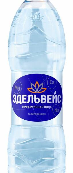 Вода Эдельвейс минеральная газированная, 500мл