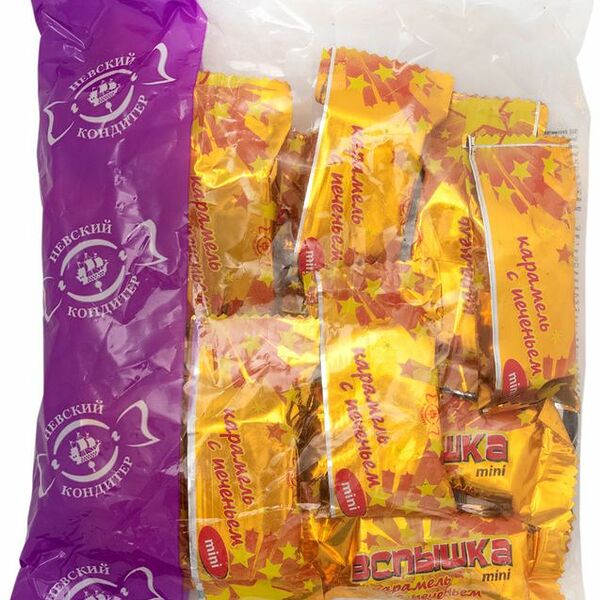 Конфеты Невский Кондитер Вспышка с печеньем, 200г