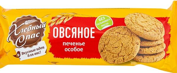 Печенье Хлебный Спас Овсяное Особое 250г