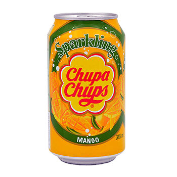 Напиток Chupa Chups Sparkling Mango (Манго) сильногазированный
