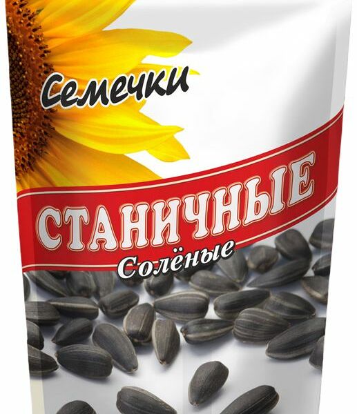 Семечки Станичные соленые жареные, 200г